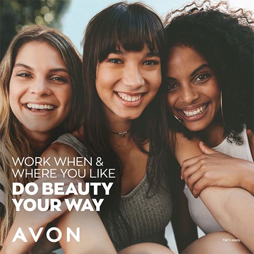 happy Avon customers